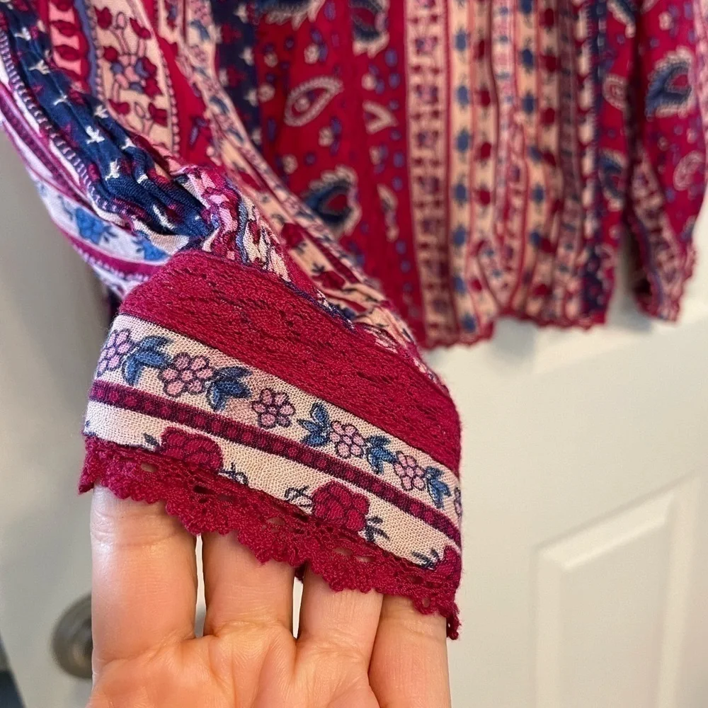 New - Anthropologie motif top. 🪴Price is firm🪴 - Picture 3 of 5